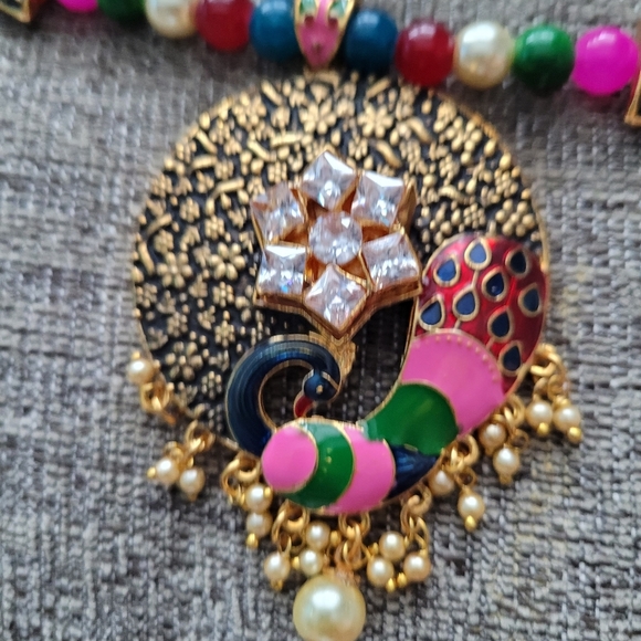 Indian bridal jewelry set - Picture 5 of 11